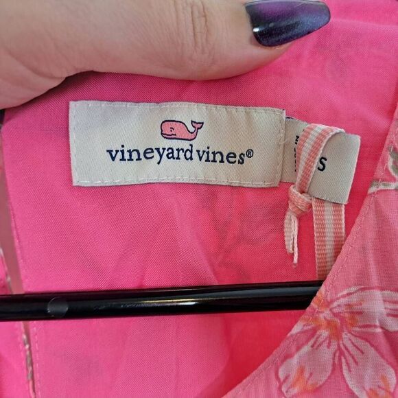 Vineyard Vines Women's Oleander Floral Tiered Dress size Small NWT - Picture 5 of 9